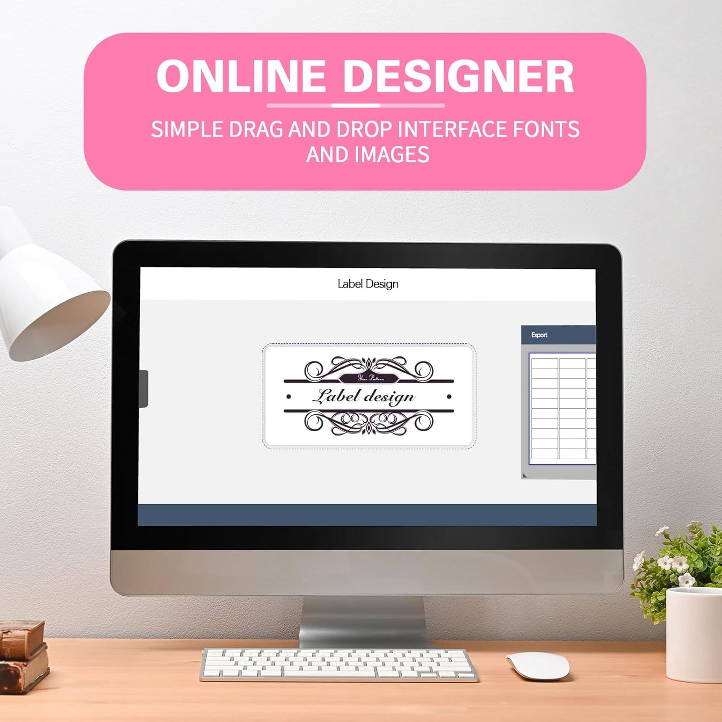 -1" x 2-5/8" Address Labels- Neon Color Stickers for Laser/Inkjet Printer mailing Labels 8.5"×11"-Lake Blue