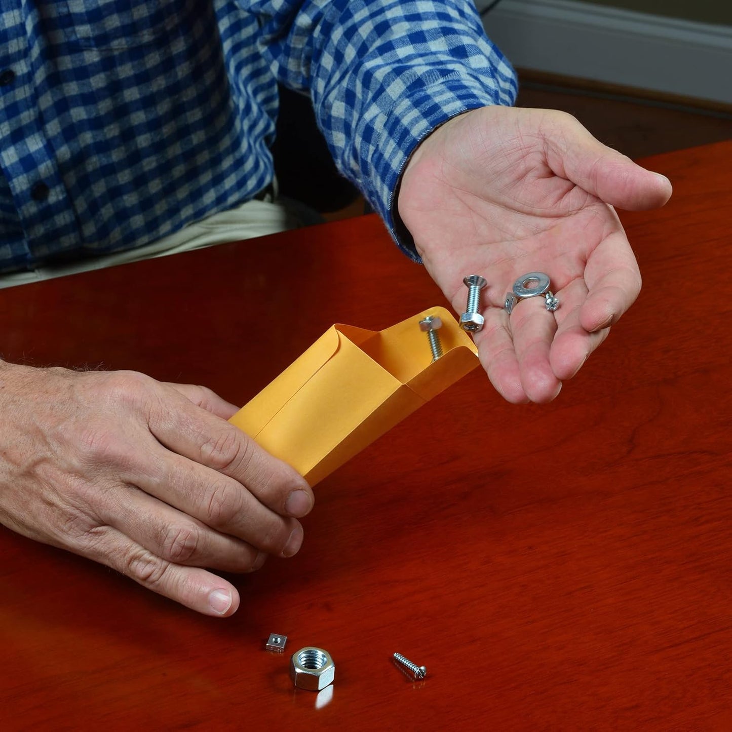 Quality Park #5 1/2 Coin Envelopes, 3 1/8 x 5 1/2, Gummed, Small Parts, Jewelry & Seed Envelopes for Garden, 28 lb Brown Kraft, 500 per Box (QUA50562)