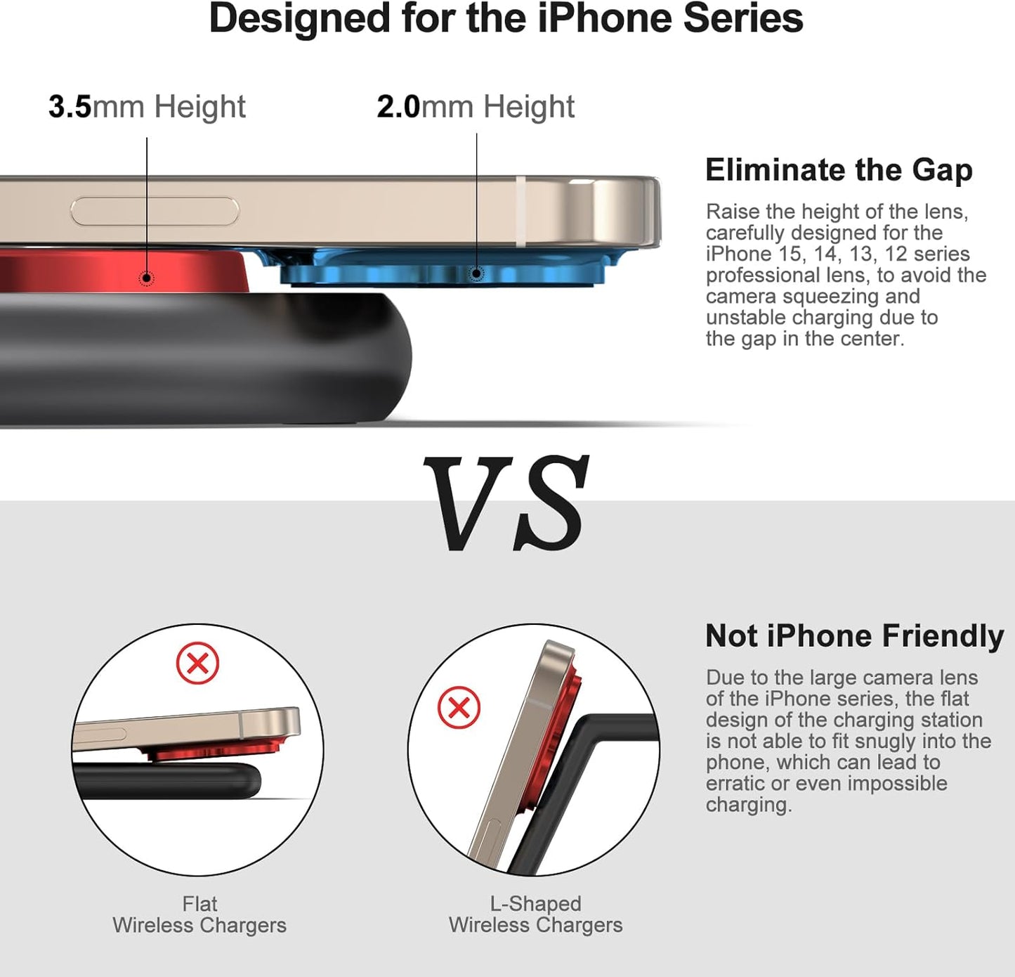 3 in 1 Charging Station for Apple Devices, Faster Mag-Safe Charger Stand, Magnetic Wireless Charger Station for iPhone 16 15 14 13 12 Series, for iWatch Ultra 10 9 8 7 SE 6 5 4 3, for AirPods (Black)