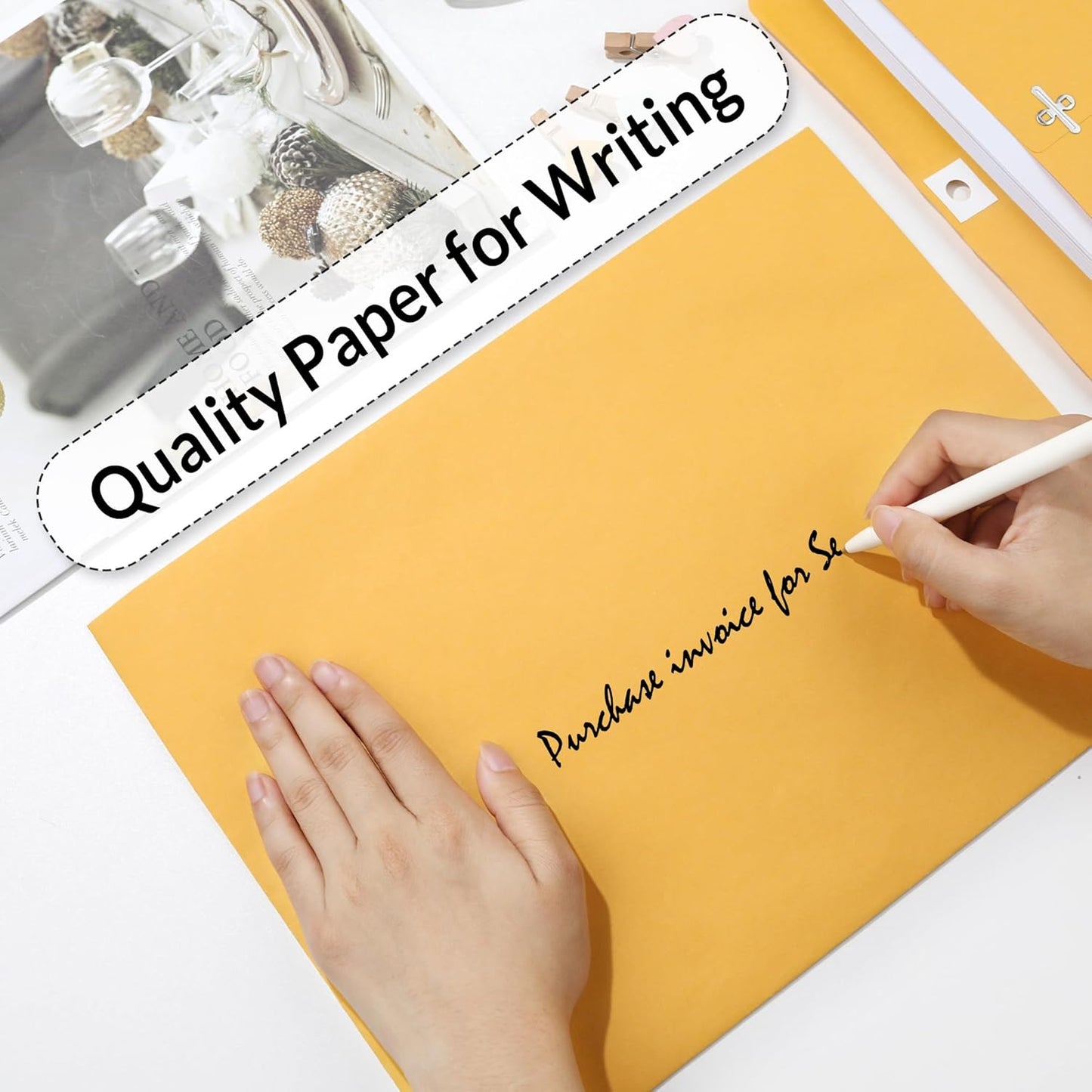 SUNEE 10x13 Clasp Envelopes 100 Count - 10x13 Inch Brown Kraft Envelopes with Clasp Closure – for Home, Office, Business, Legal or School, Great for Filing, Storing or Mailing Documents