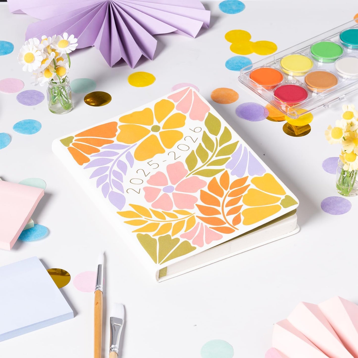 2025-2026 Eccolo 18 Month Bound Planner, Monthly & Weekly Pages (5.25 x 7.75" - July 2025 - Dec 2026)