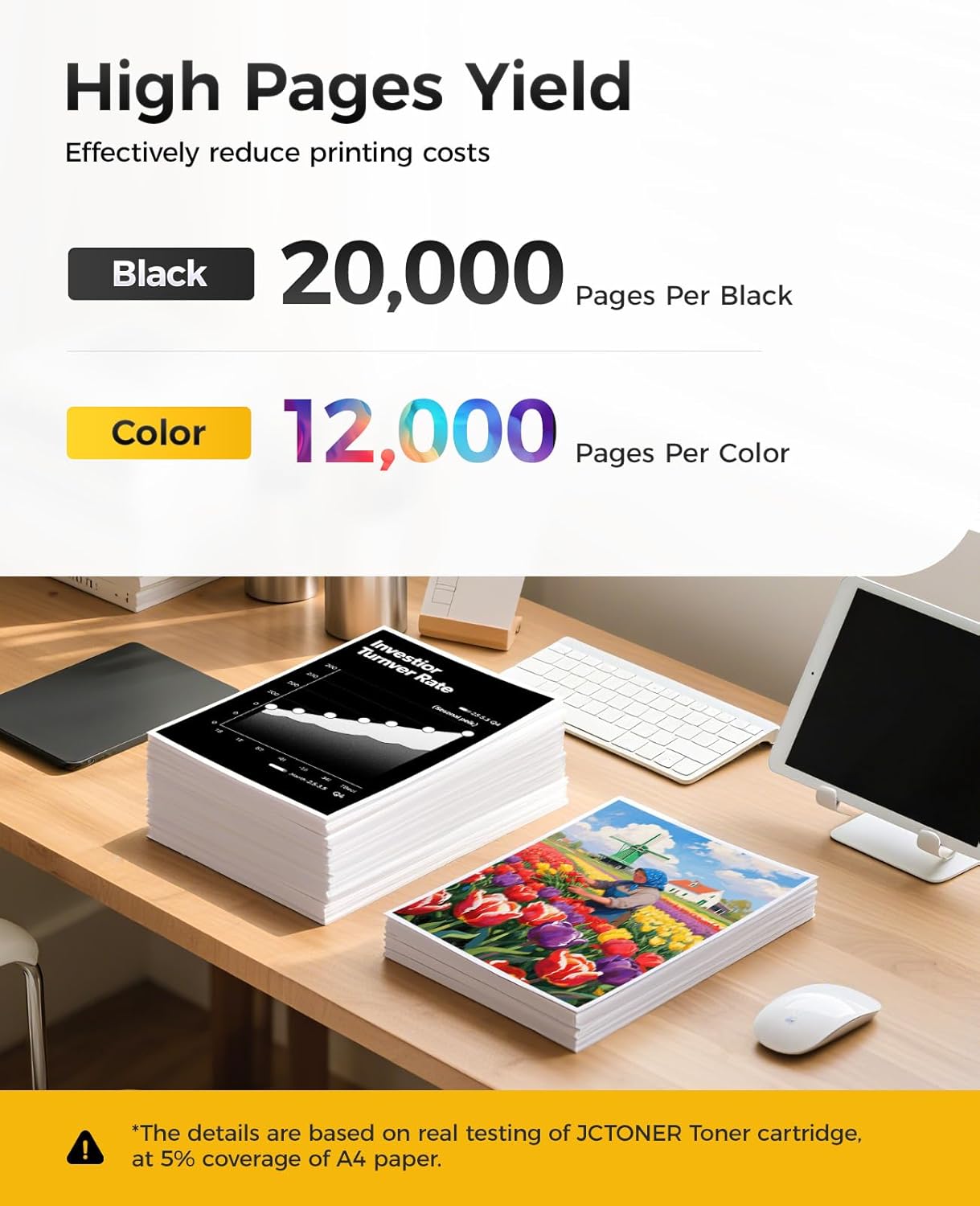 TK-8347 TK8347 Toner Cartridge Set 4-Pack High Yield Replacement for Kyocera TK-8347K TK-8347C TK-8347M TK-8347Y Compatible with TASKalfa 2552ci 2553ci Copystar CS-2552ci CS-2553ci Printer Ink