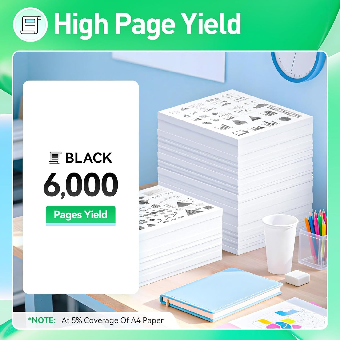 56F1000 Toner Cartridge Black Compatible with Lexmark 56F1000 56F000G Toner Replacement for Lexmark MS321 MS421 MS521 MS621 MX521 MX522 MX622 MS622 MX321 MX421 Laser Printer Ink dn dw de adn adw adhe