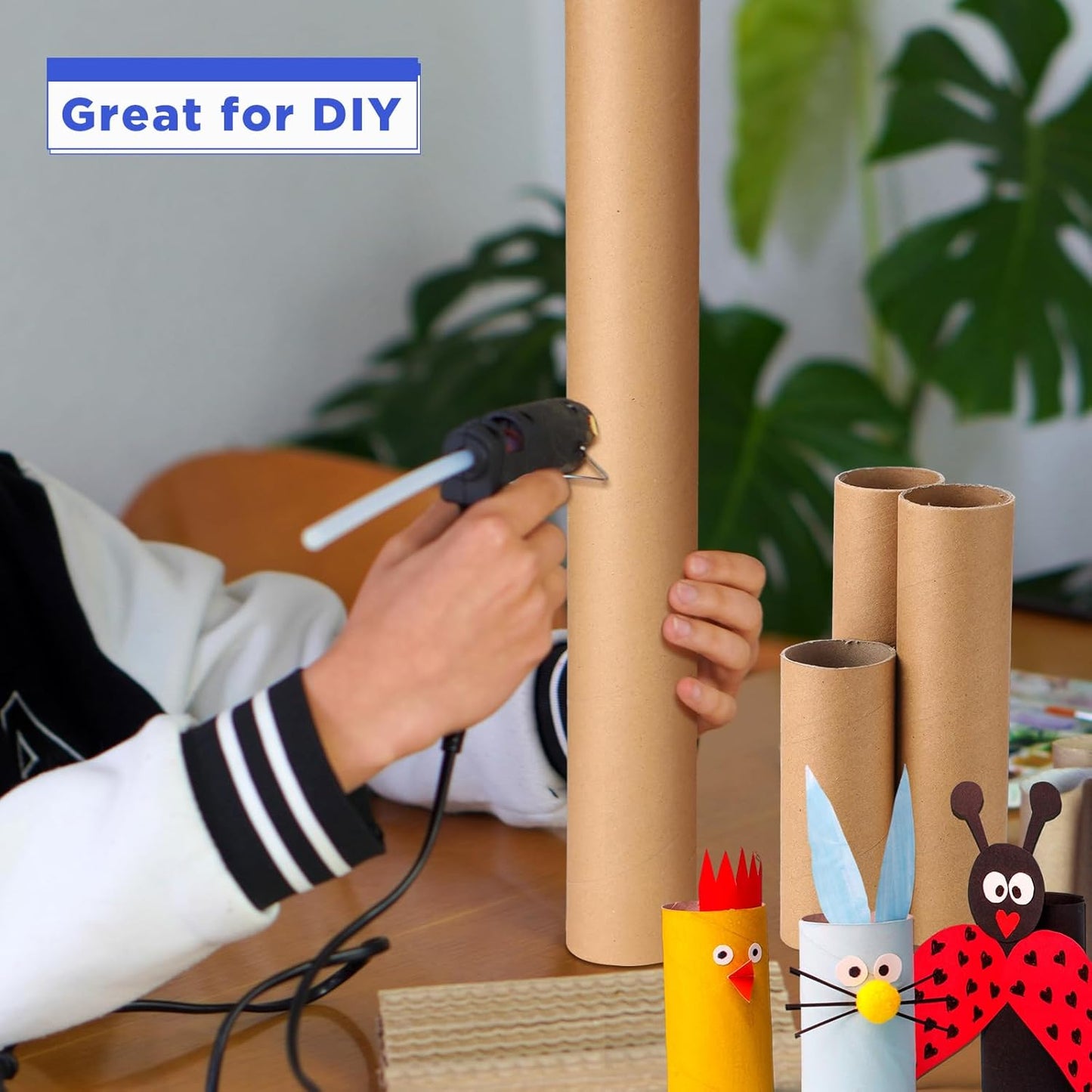 20 Pcs Mailing Tubes Kraft with Caps 24 x 3 Inch & 24 x 2 Inch Shipping Tubes Heavy Duty Cardboard Poster Tubes Kraft Poster Tube for Shipping Storage Art Prints Maps Multipurpose Documents