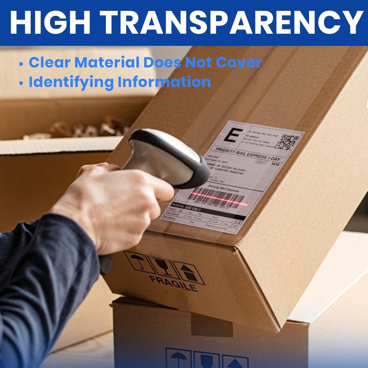 ADHES Packing Tape Shipping Tape Packaging Tape for Moving Boxes, 60yard Per Roll 1.88inch Width 2.7Mil Thickness