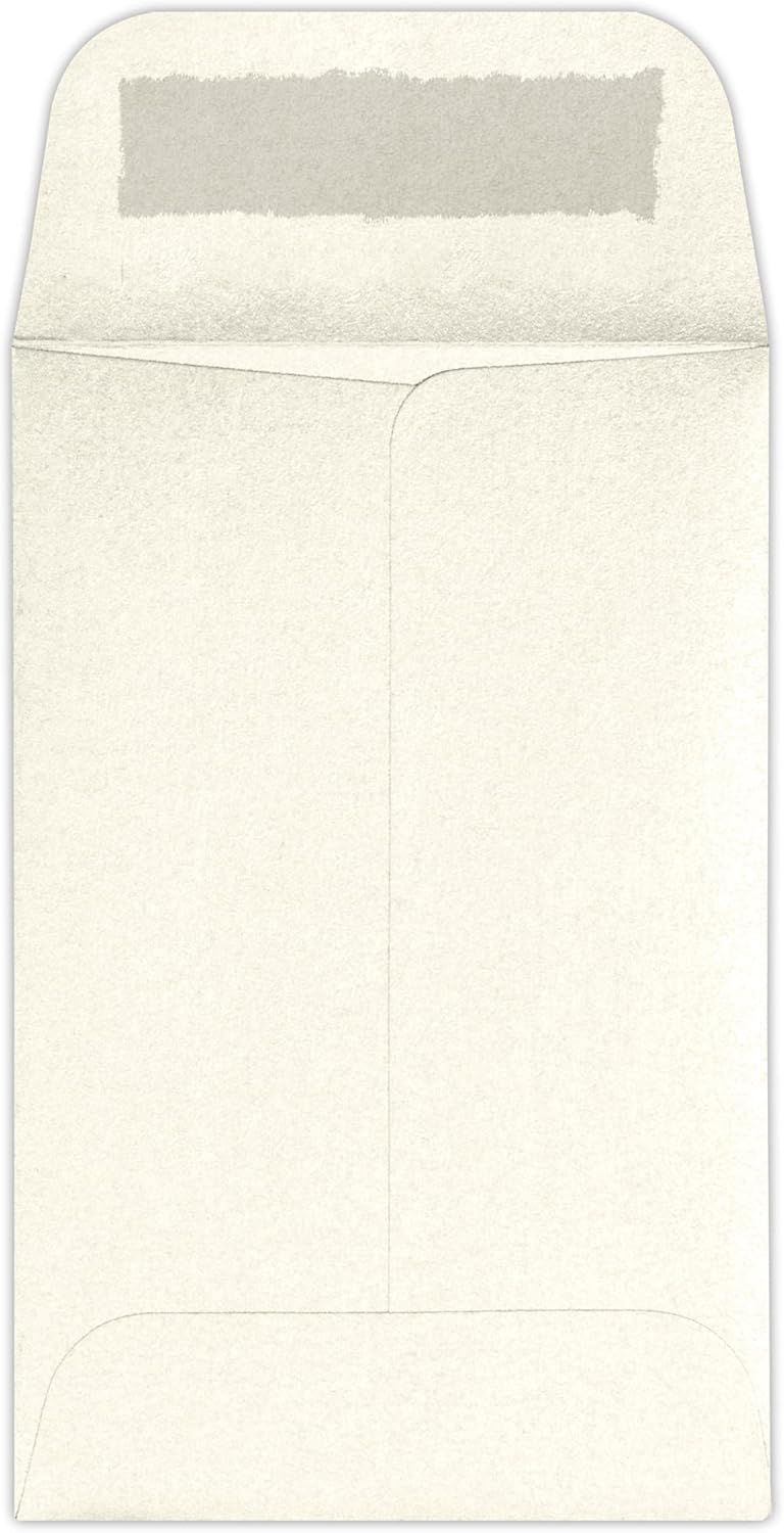 LUXPaper #1 Coin Envelopes | 2 1/4" x 3 1/2" | Champagne Metallic | 80lb. Text | 1,000 Qty