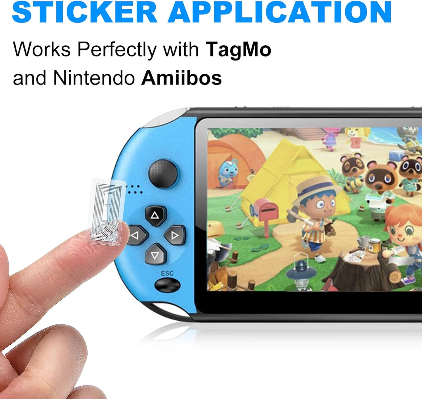 1000 PCS NFC Tags Sticker with NTAG213 Chip Blank NFC Stickers Adhesive Labels RFID Tags Rewritable 137 Bytes Memory Compatible with All NFC-Enabled Smartphones and Devices