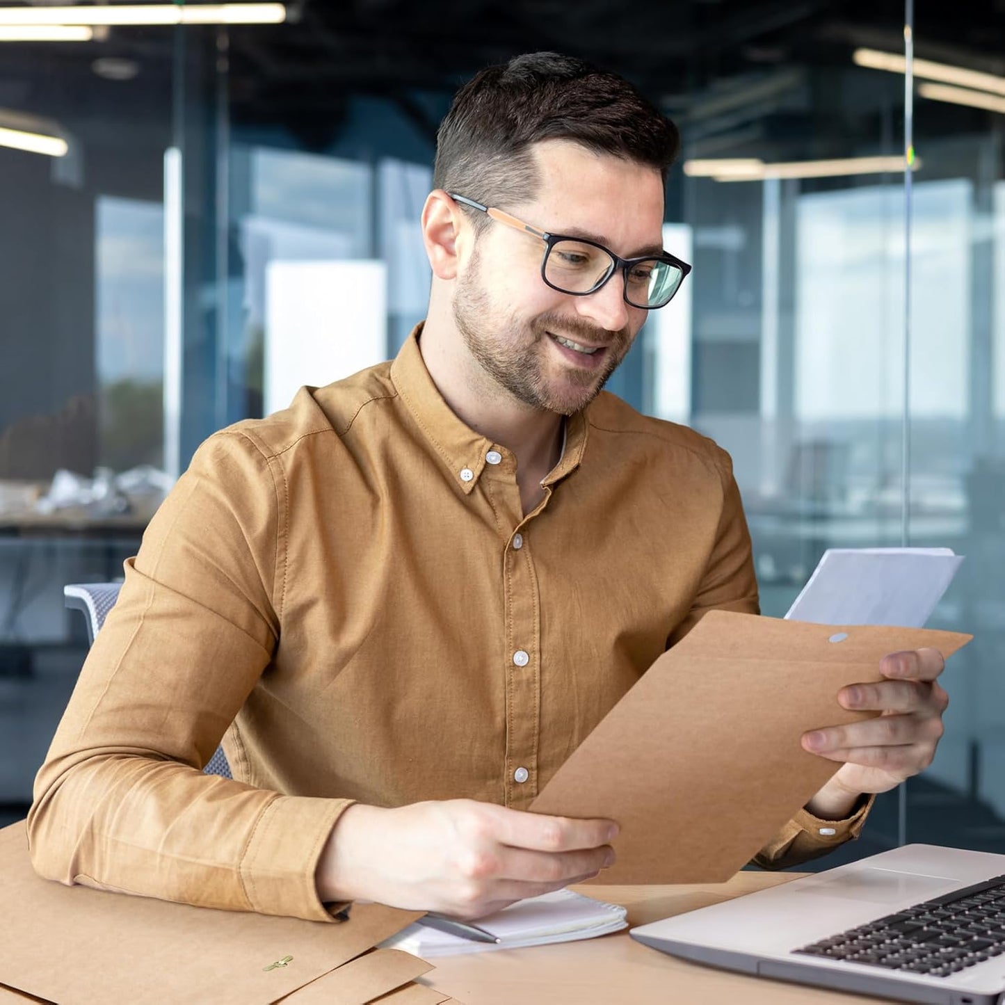 Teling 50 Pcs Manilla Envelopes Clasp Kraft Catalog with Closure for Storing Mailing 28 lb Kraft Envelope Paper for Office Document School Business Home(Brown,9 * 12)