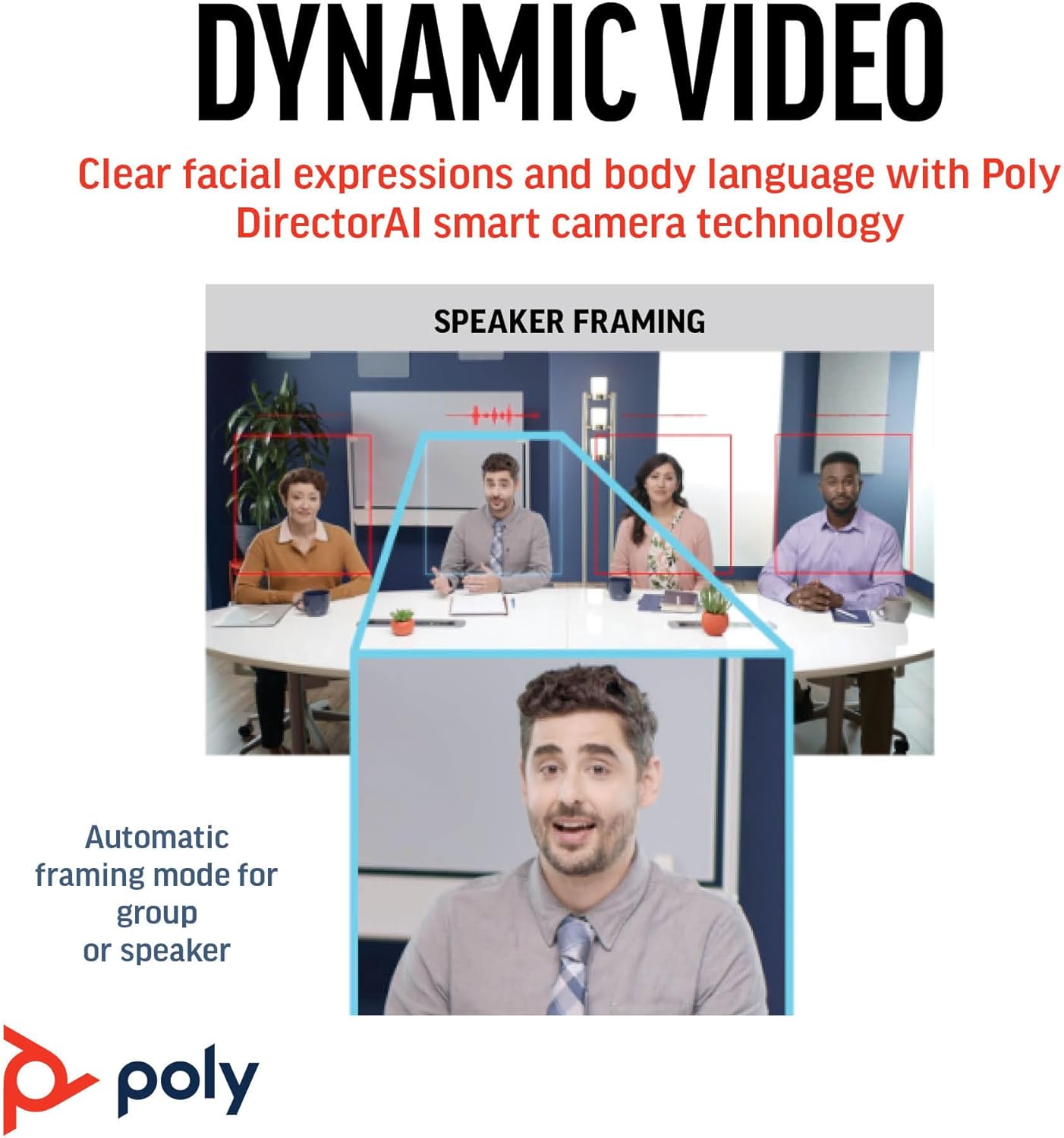 Poly Studio R30 4K Video Conferencing Bar (Plantronics) – Camera, Mic, & Speaker for Small Rooms – Automatic Camera Framing – Noise Reduction Technology – Works w/Teams, Google, Zoom –Amazon Exclusive