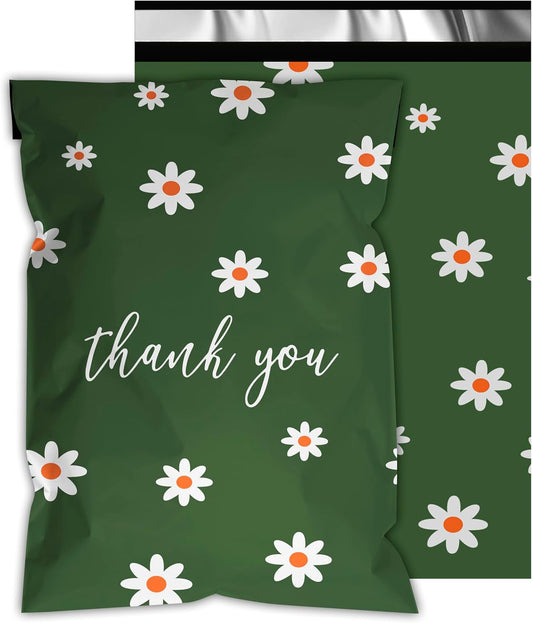 Poly Mailers 10x13 Inch 100 Pcs - Cherry printed Shipping Bags, 2.4mil Thickness, Waterproof and Tear Resistant Mailing Envelopes, Self-Sealing Packaging Bags for Small Business