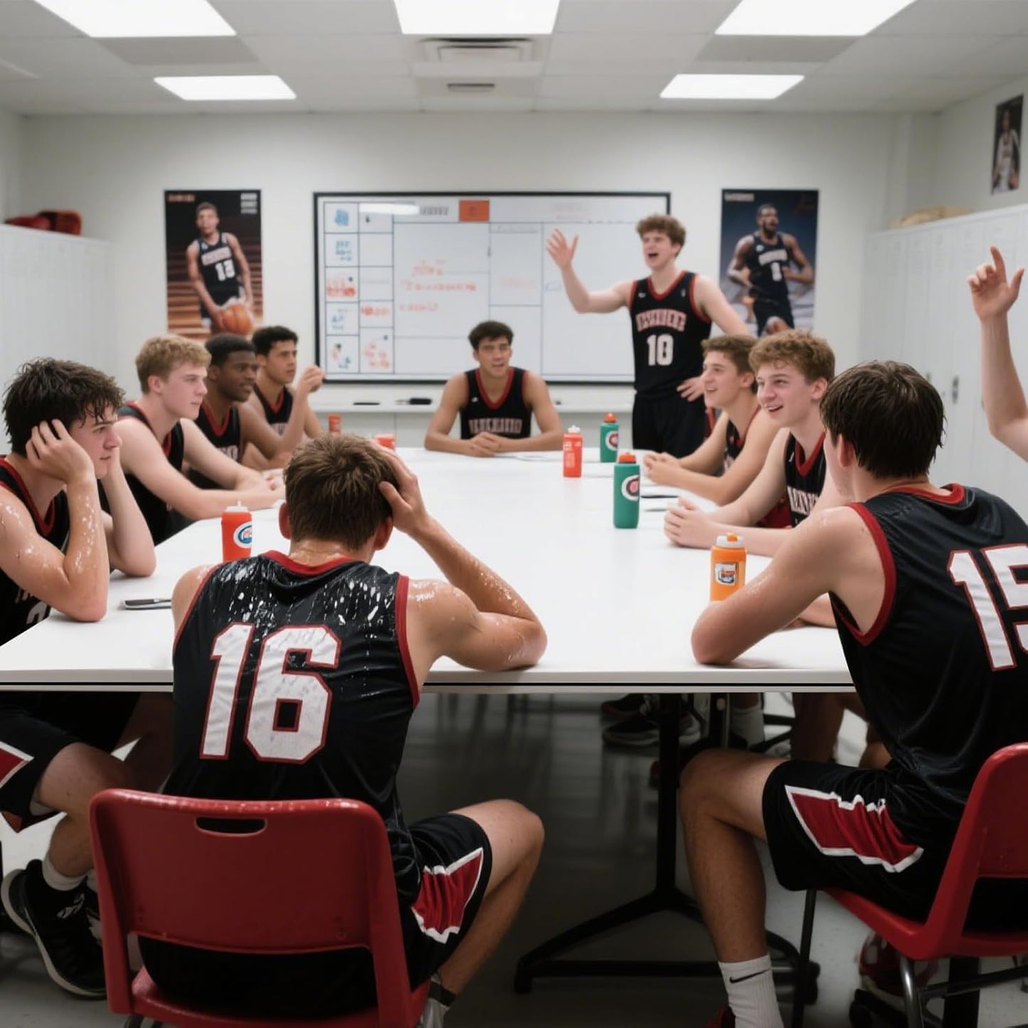 Conference Table, Folding Conference Desk Modern White, Seminar Table with Wheels, 2-10 People for Office, Meeting Break Room (4, 1915, 71IN)