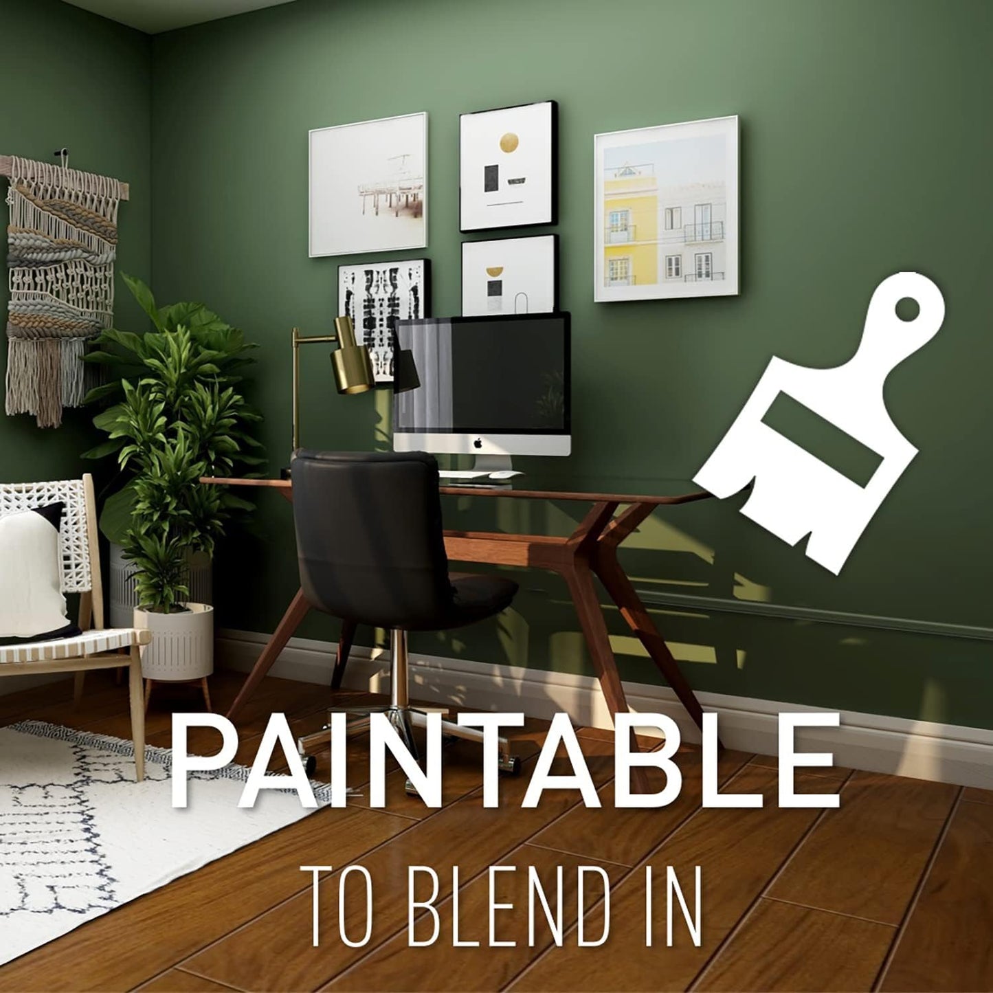 Wiremold Cable Management Kit, CordMate II, Cord Organizer and Hider, Cord Cover, Concealer, and Protector for Wall, Medium Capacity, CMK50