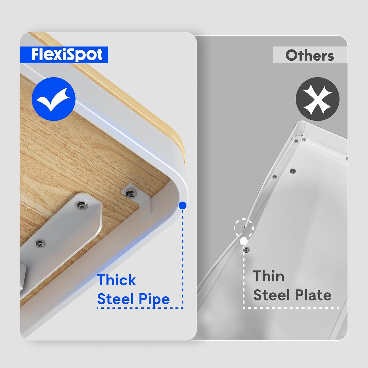 FLEXISPOT Comhar 55" Electric Standing Desk with Drawers, Quick Assembly Home Office Sit Stand Desk with Storage & USB Charging, Computer Workstation for Home Office (55" Wood, Dark Walnut/Black)