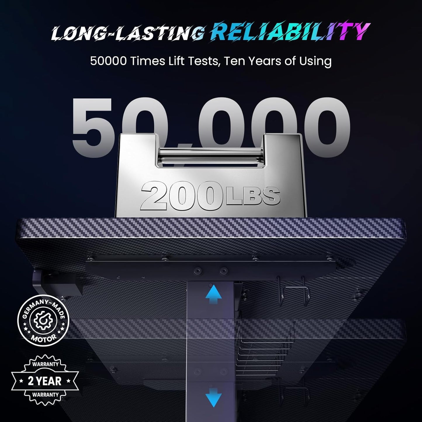 SIAGO Electric Standing Desk Adjustable - 48 x 24 Inch Sit Stand up Desk with Cable Management - 3 Memory Preset Adjustable Height Table