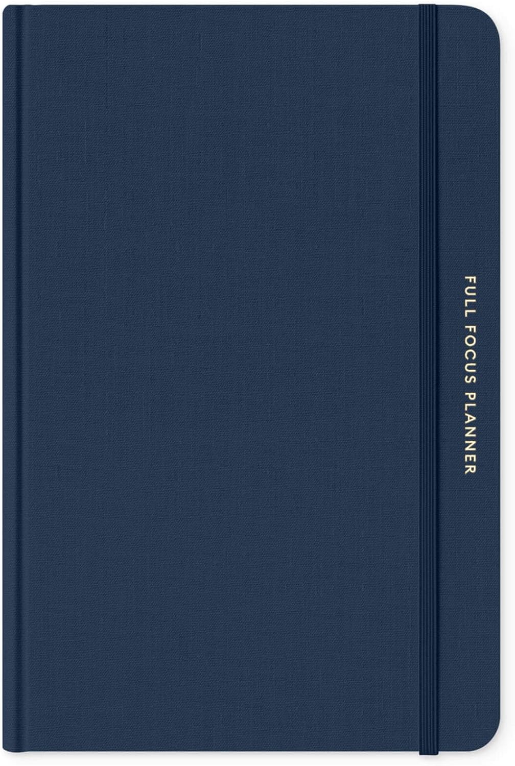 Full Focus Navy Linen Planner by Michael Hyatt - The #1 Daily Planner to Increase Focus, Eliminate Overwhelm, and Achieve Your Biggest Goals - Hardcover
