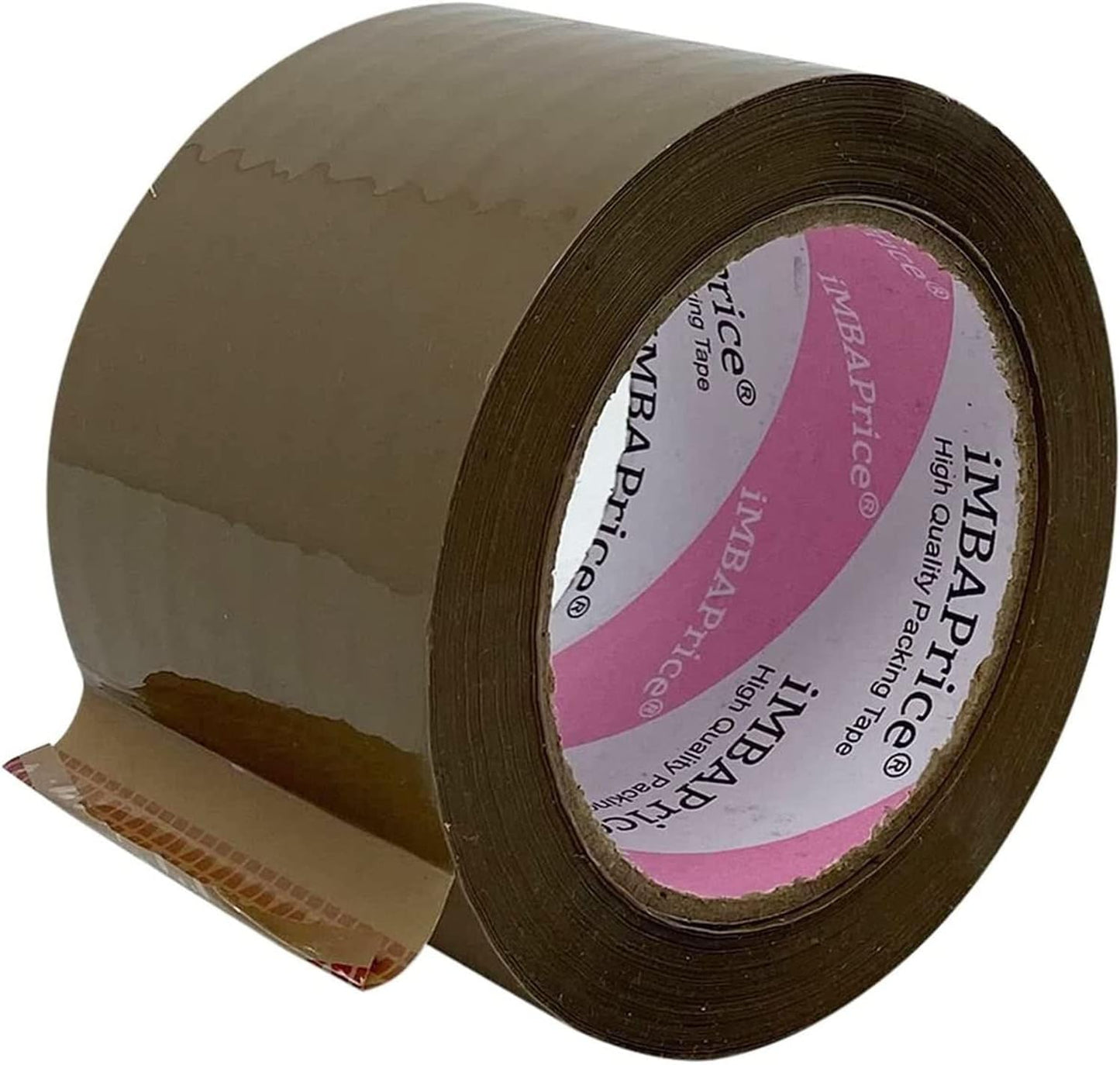 iMBAPrice - Brown/Tan Color Packaging Shipping Tape, 3-inches x 110 YDS, (Pack of 24)