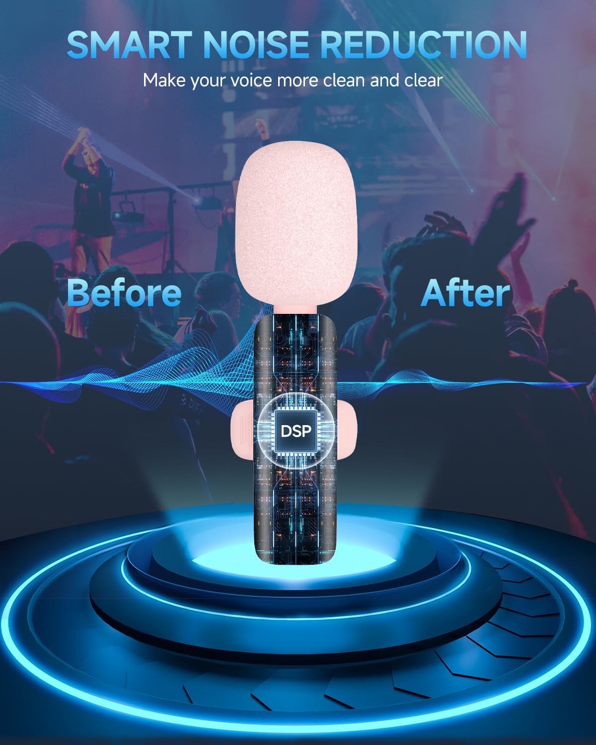 2 Pack Professional Wireless Lavalier Microphone for iPhone iPad (iPhone 14 and Below), Lapel Mics Plug-Play Clip on Lapel Mic for YouTube, Recording, Vlog, Facebook Live