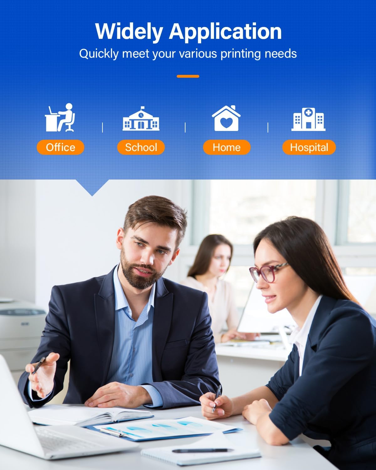 TK-5232 TK5232 Toner Cartridge 4Pack High Yield Replacement for Kyocera TK-5232K TK-5232C TK-5232M TK-5232Y Compatible with Kyocera ECOSYS M5521cdw P5021cdw P5021cdn M5521cdn Laser Printer Black Color