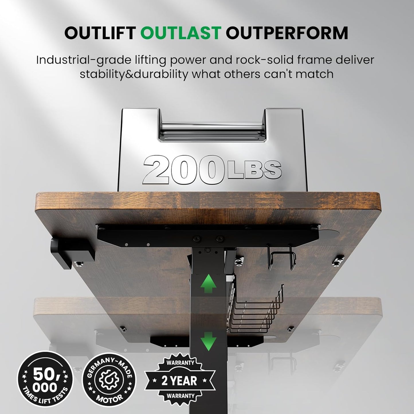 SIAGO Electric Standing Desk Adjustable - 63 x 24 Inch Sit Stand up Desk with Cable Management - 3 Memory Preset Adjustable Height Table