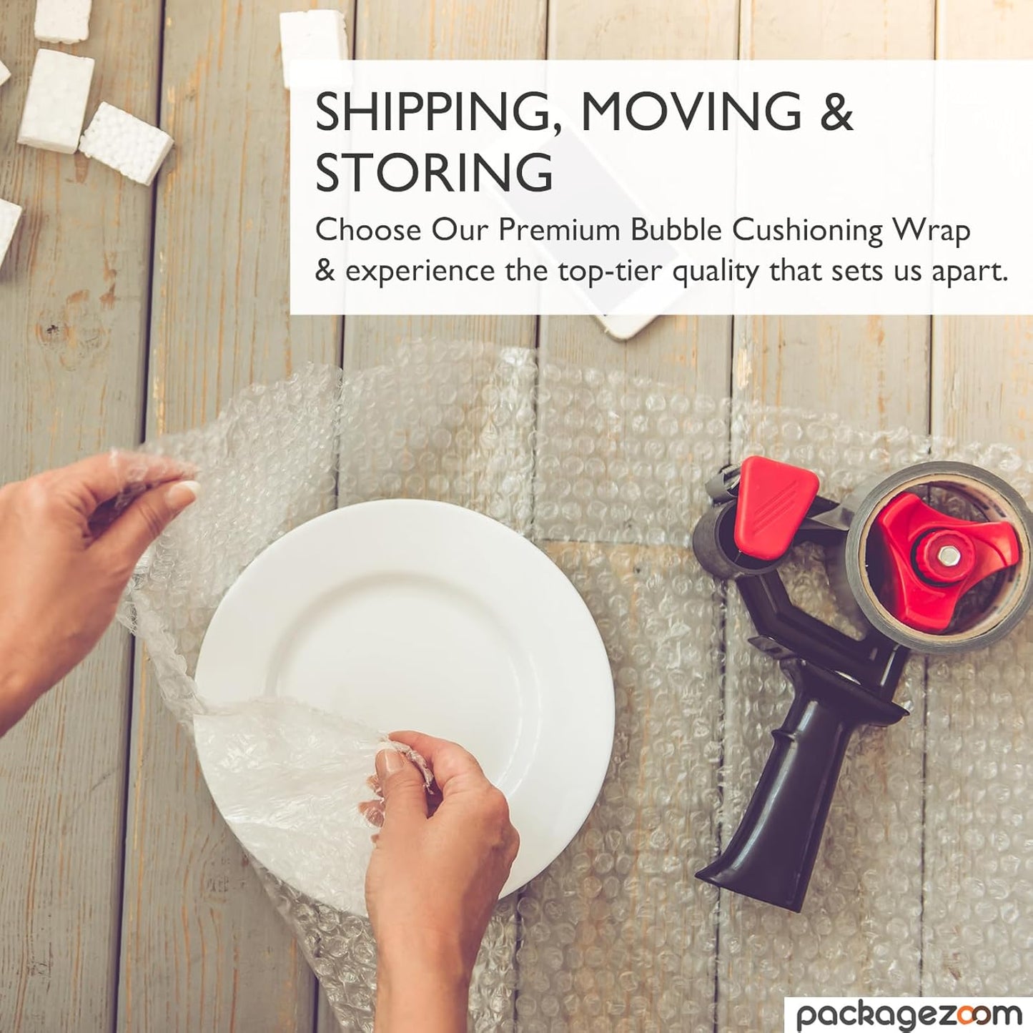 12 inch x 30 ft Bubble Cushioning Wrap, Perforated Every 12" Protective Packing Moving & Shipping Supplies for Boxes & Fragile Items