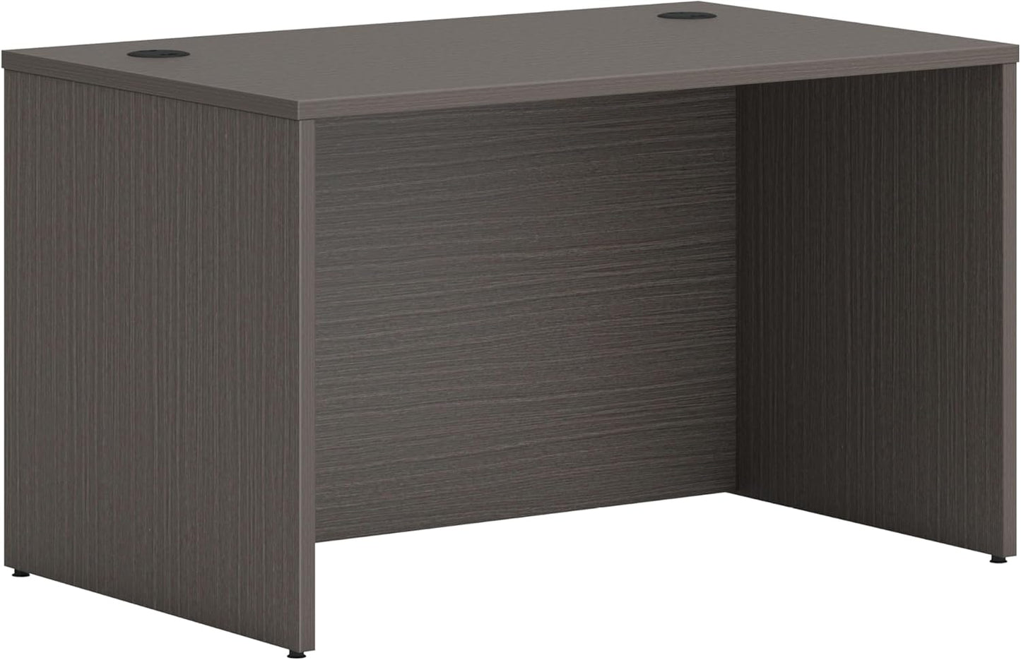 HON MOD Executive Desk 48-Inch Large Computer Desk Shell, Thick Wooden Laminate, Modern Table with Cord Management, 48" W x 30" D x 29" H, Slate Teak