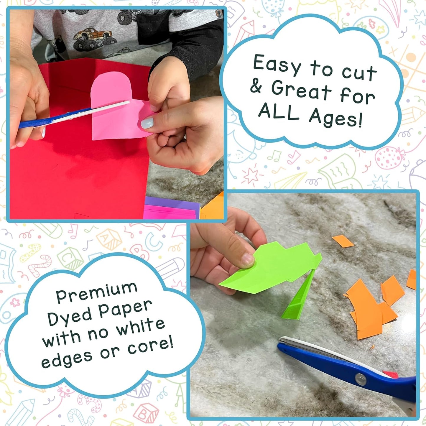 Hygloss Purple Bright Colored Cardstock - 11x17-Inch, 50 Sheets, 65 lb/ 176 gsm, Fade-Resistant, Acid-Free Color Card Stock Paper