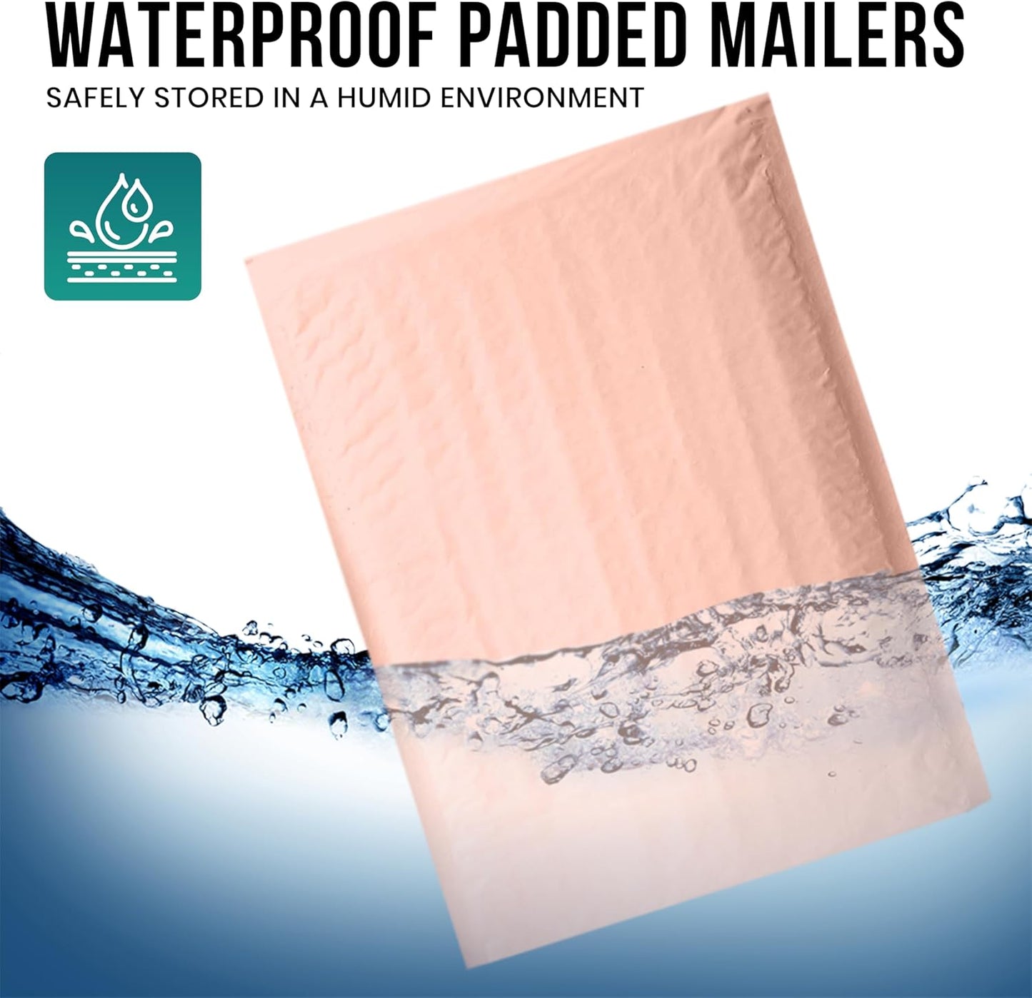 Levex - #2 8.5" x 12" [5 Pack] Light Pink Poly Bubble Mailers, Padded Envelope Mailers, Packing Envelope & Mailing Bags for Shipping