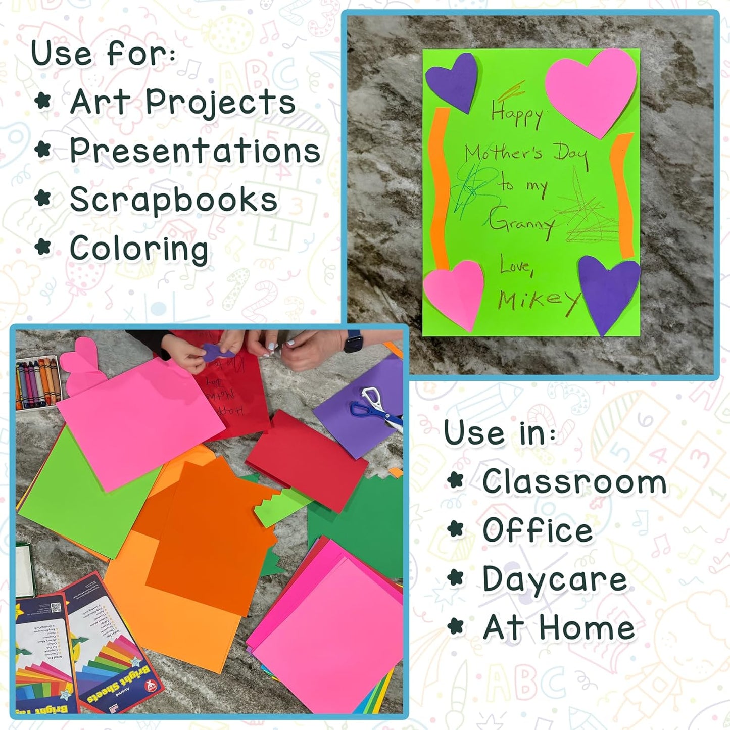 Hygloss Dark Orange Bright Colored Cardstock - 11x17-Inch, 50 Sheets, 65 lb/ 176 gsm, Fade-Resistant, Acid-Free Color Card Stock Paper