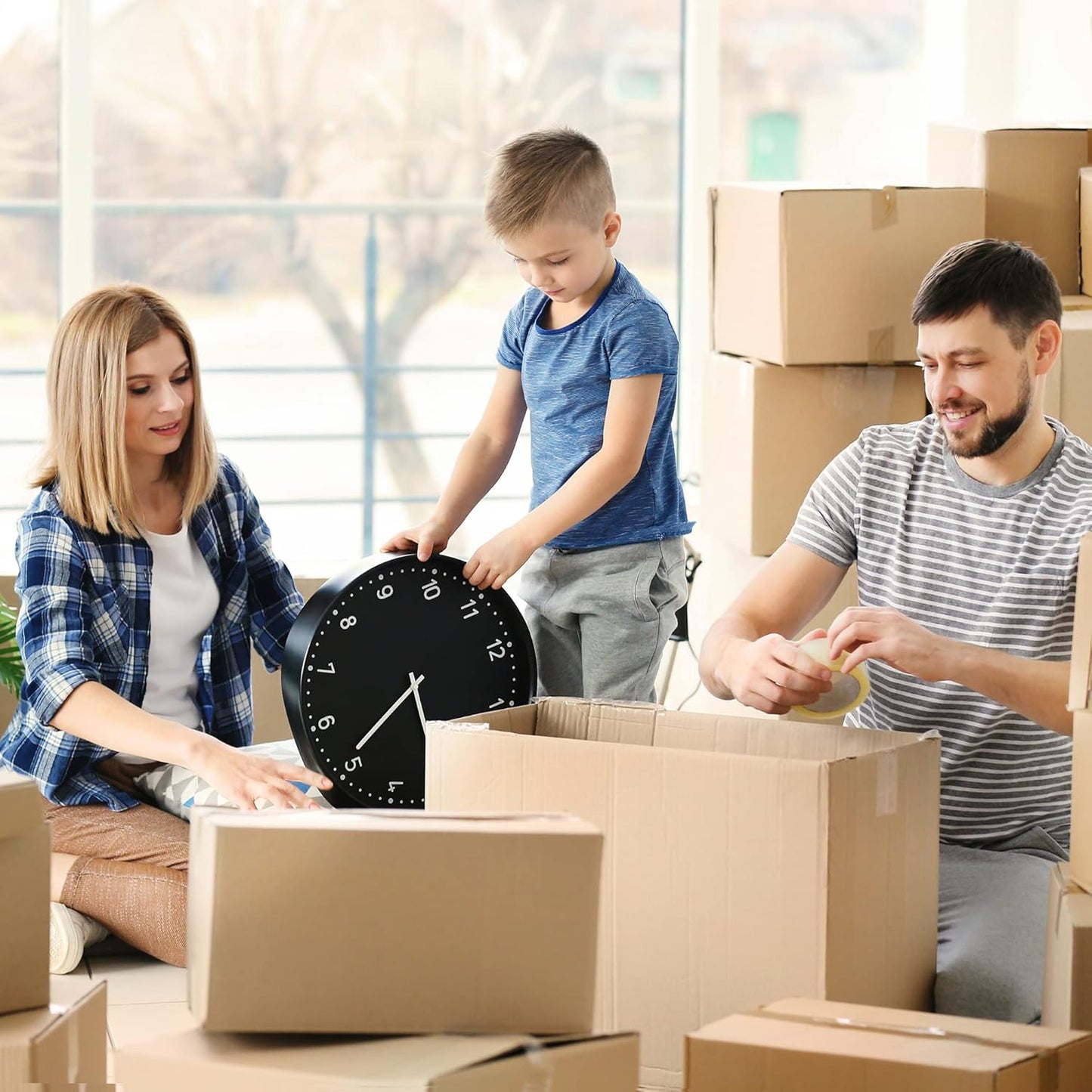 Sure-Max Premium Carton Packing Tape 1.8 mil 330 Feet (110 Yards) - Clear - 1 Case (36 Rolls Total)