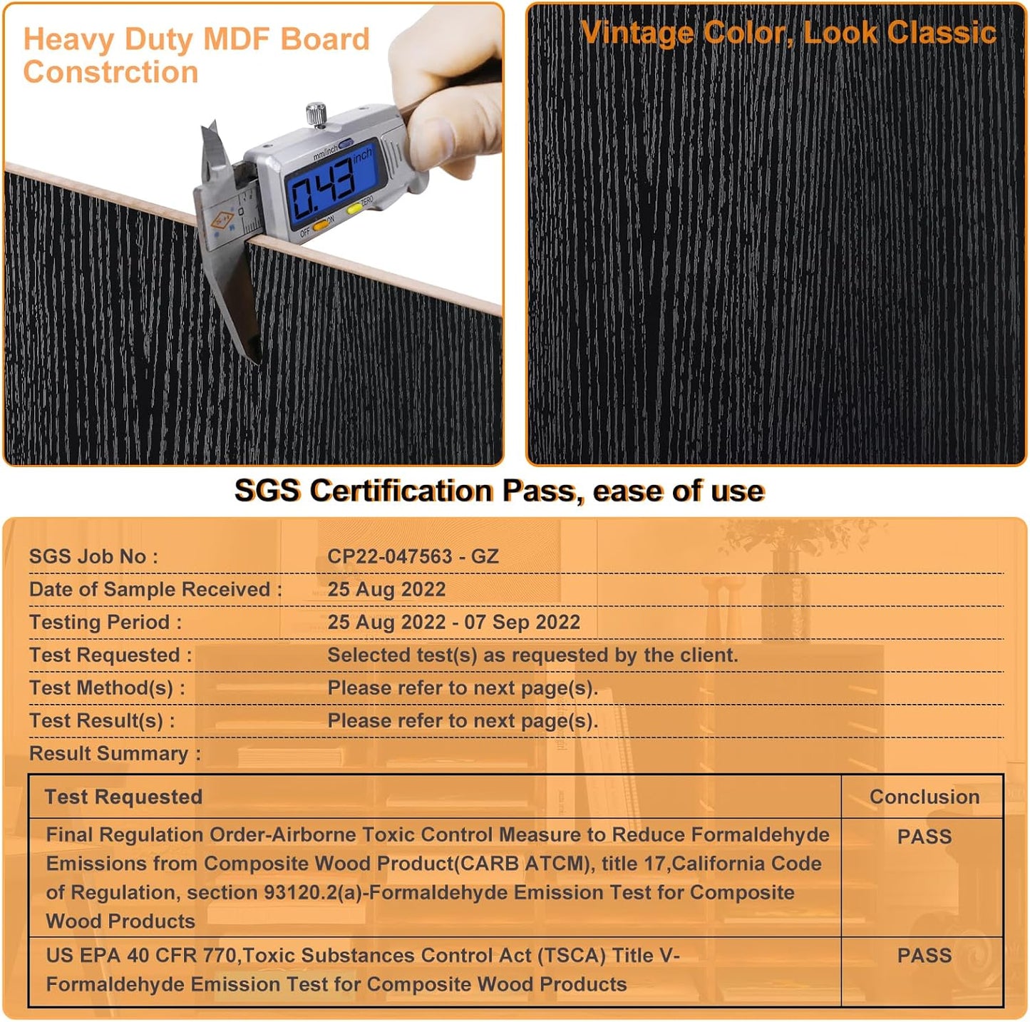 TQVAI Wood Adjustable Literature Organizer Desktop File Sorter Mail Center Paper Storage Cabinet Home & Office Mailbox School Classroom Keepers, 27 Slots Compartments, Black/Archaize