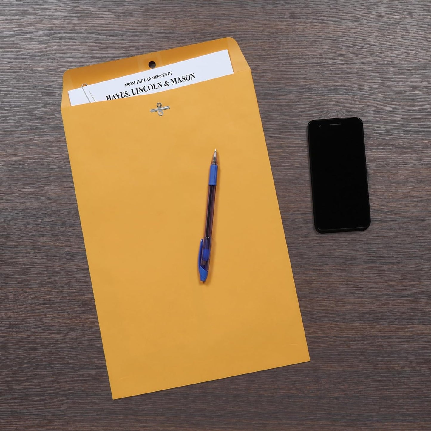 Quality Park 37894 Quality Park Clasp Envelopes, 9-1/4x14-1/2, 28lb, Brown Kraft, 100/Box,Light Brown