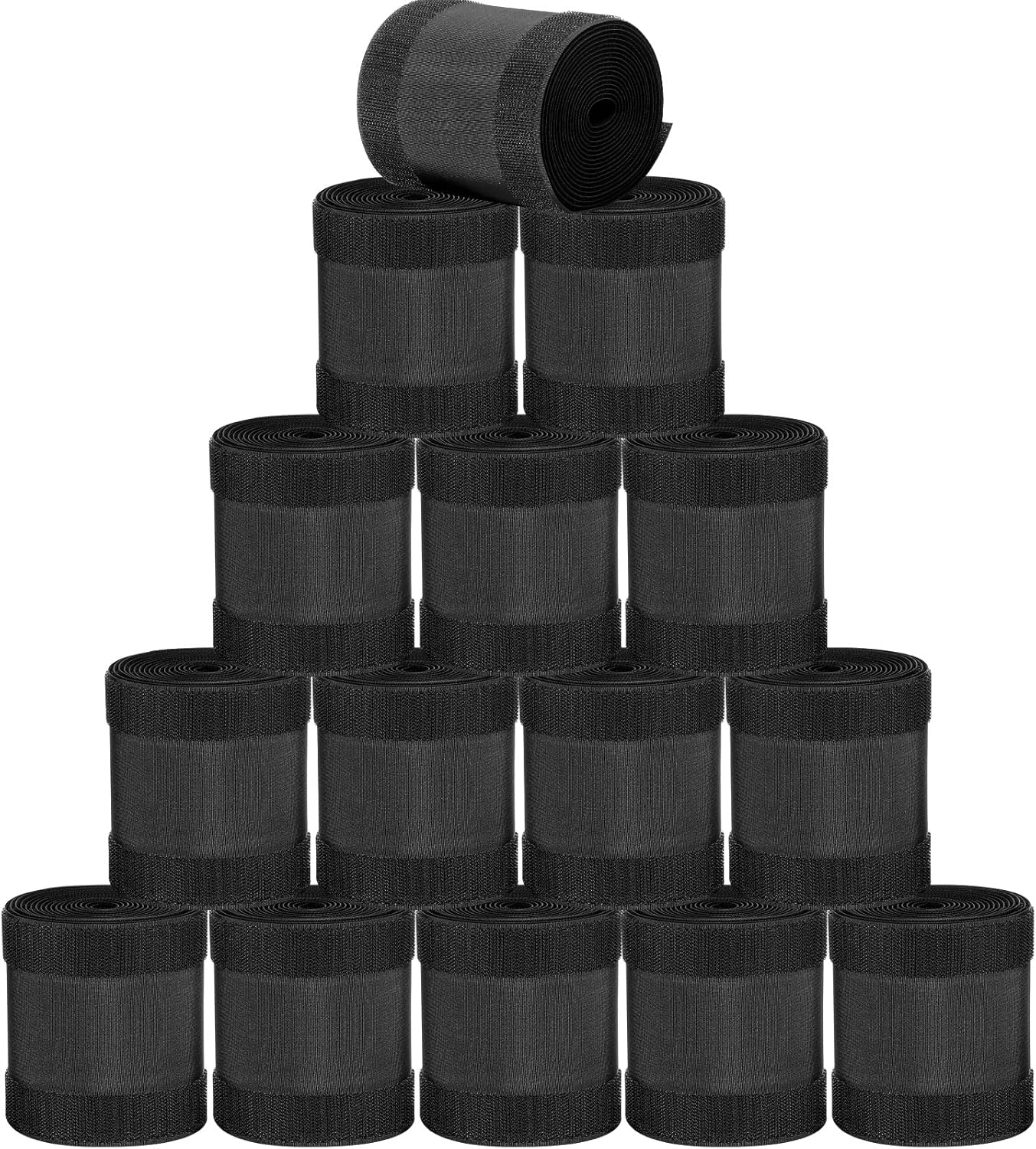 WILLBOND Carpet Cord Cover Cable Grip Floor Cover Cable Protector Management Only for Commercial Office Carpet(Black,147.64 ft)