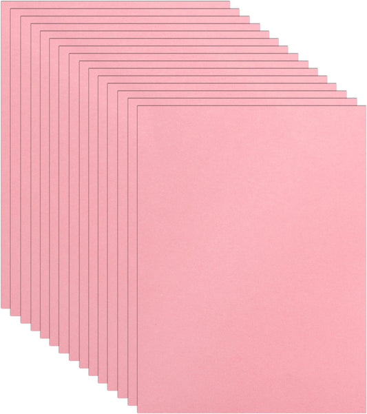 100 Sheets Candy Pink Cardstock 8.5 x 11 Craft Paper, 75lb Premium Certificate Paper Card Stock for Wedding Invitations, Graduations, Memus, DIY Making Cards, Party Decorations