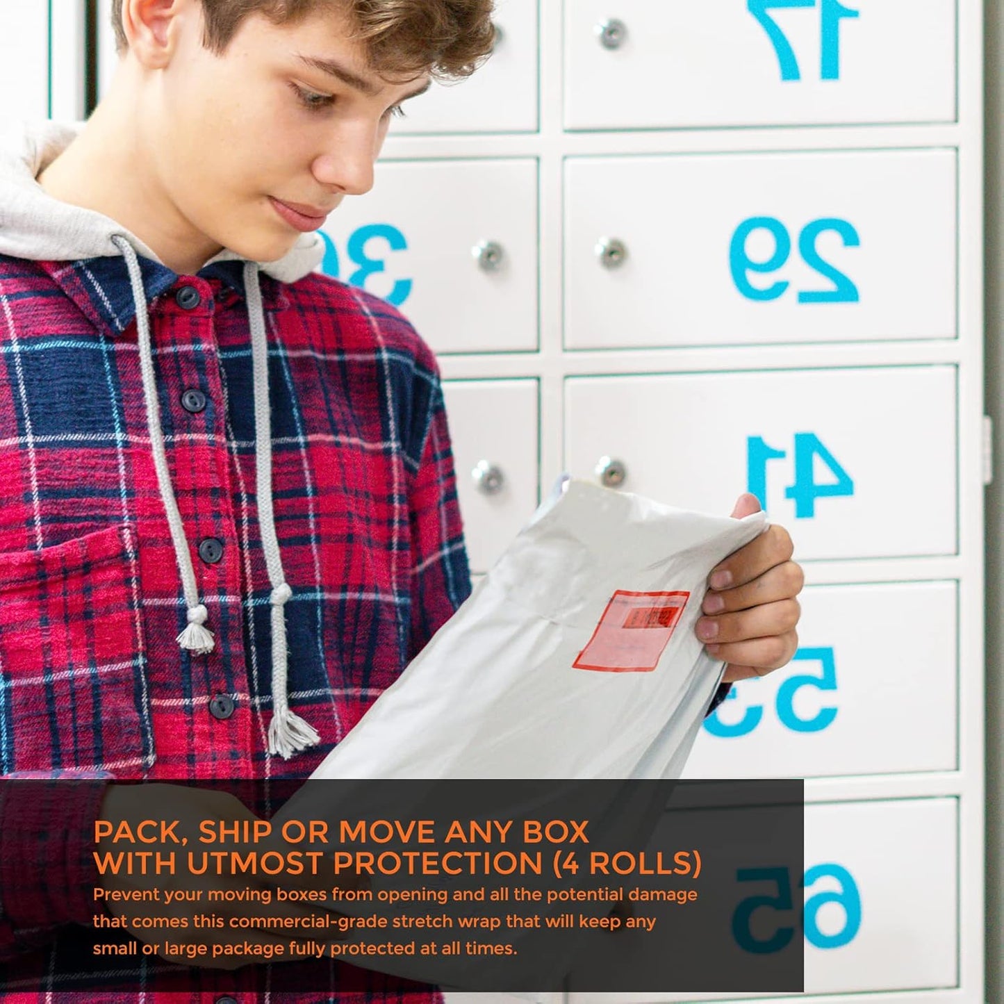 PackageZoom Poly Mailers 7.5x10 100 Pcs Self-Seal Shipping Envelopes For Businesses, Strong Adhesive Mailing Bags, Tear & Water-Resistant Protective Shipping Bags Light Grey