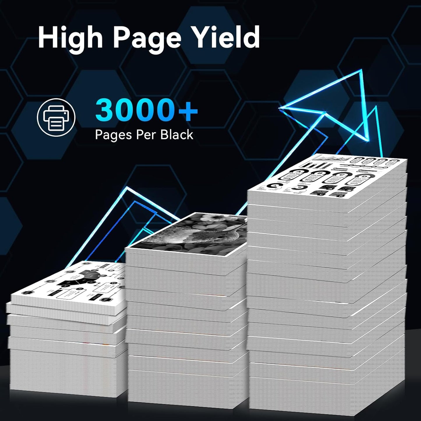 LEMERO Compatible Toner Cartridge Replacement for Brother TN830XL TN830 TN-830 Black High Yield Toner Cartridge Work with DCP-L2640DW HL-L2460DW HL-L2480DW HL-L2405W MFC-L2820DW Printer 830XL 2-Black