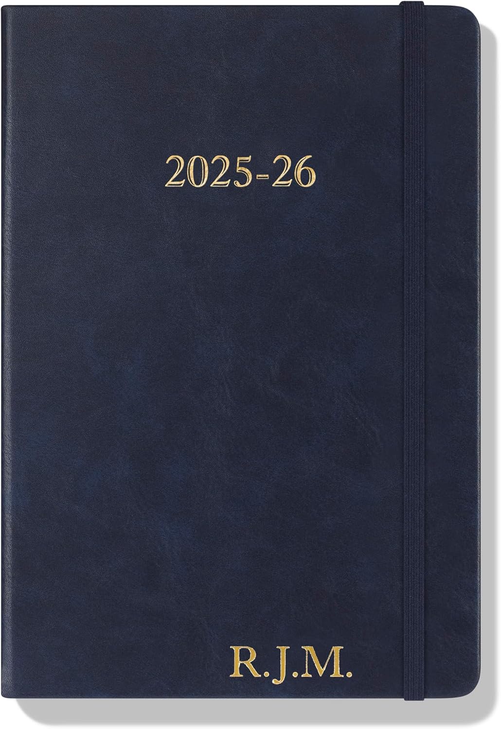 Wykeham's Executive 2025-26 Daily Journal Planner – Mid-Year Academic Diary (Personalized Royal Blue, 8.5"×5.5")