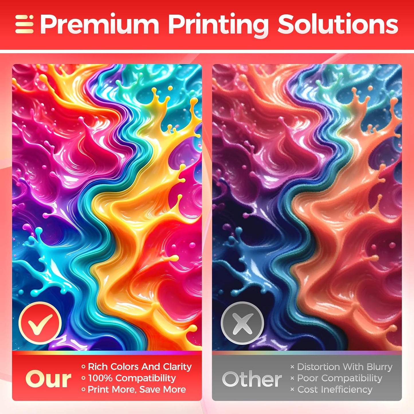 PFI-120 Pigment Ink Tank Set 5-Pack 130ml High Capacity Replacement for Canon PFI-120 PFI120 Ink Cartridges Compatible with Canon imagePROGRAF TM-200 TM-205 TM-300 TM-305 Printer Black Yellow Magenta