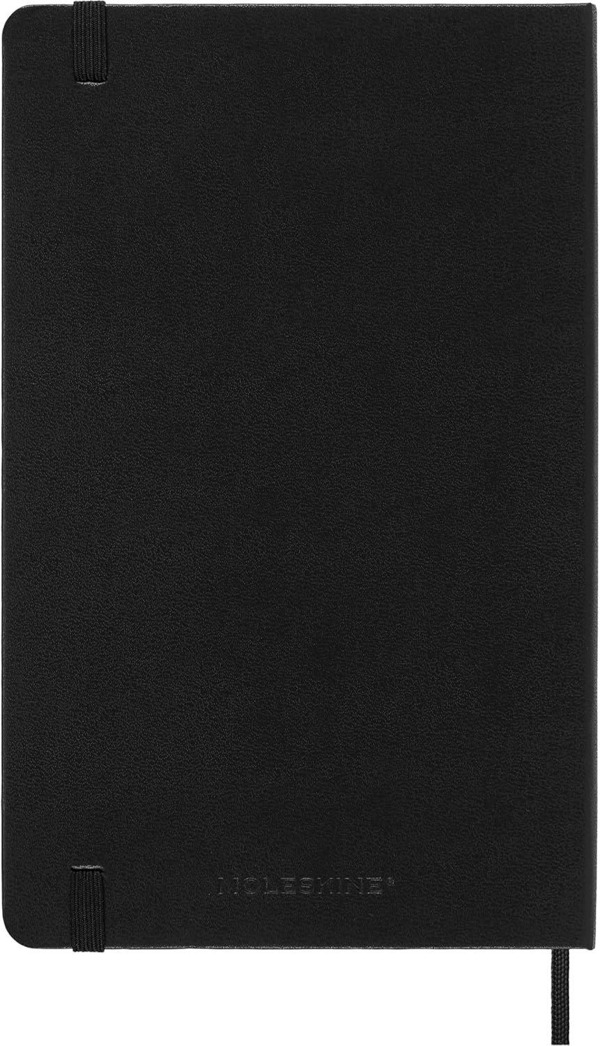 Moleskine 12 Month 2026 Smart Weekly Planner, Hard Cover, Large (5" x 8.25") Black: Compatible with Moleskine Smart Pen (Smart Set Sold Separately)