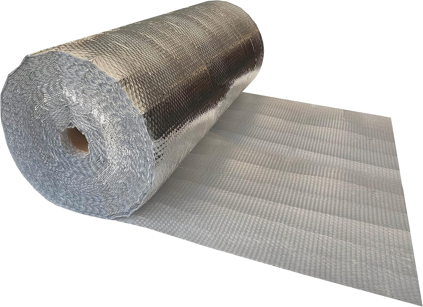 USA Reflective Insulation Bubble Roll, 48" Width x 125' Length, Bubble Pack, Colder Climates, One-Sided Thermal Bubble Roll, Radiant Barrier Bubble Wrap